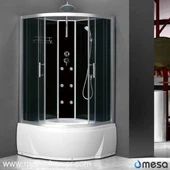 Sektor Shape Pijat Shower Cabin Room tanpa Atap M-501-AE