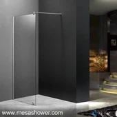 Hot Walk-in Shower Door dengan One Tempered Glass Screen