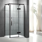 Bentuk persegi tanpa bingkai engsel kamar mandi shower kandang