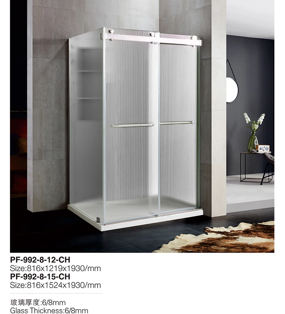 Custom 48-inch shower enclosure Custom 48-inch shower enclosure