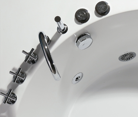 C-3912-2017 New Design Product Corner Installation Acrylic Whirlpool Hydro Massage Bathtub With 10 Years Warranty