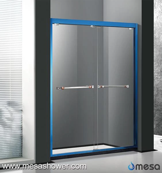 Misterius Biru Mewah Dijual Dijual Framed Sliding Shower Door Untuk Pengiriman Cepat