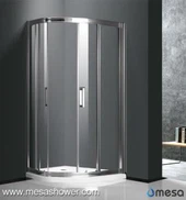 Pojok Sektor High Gloss Desain Baru Framed Sliding Shower Enclosure Dijual