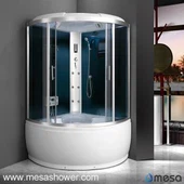 Large Corner Sector Sauna Bath Shower Tub Combo Enclosure untuk dijual