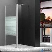 Hot Walk-in shower Enclosure dengan Silk Screen