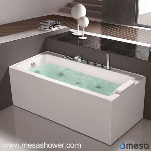 Gaya Desain Modern Sederhana Hot Corner Whirlpool Jetted Bathroom Acrylic Tub Dijual